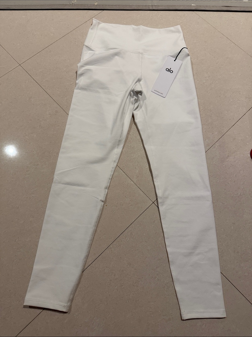 Alo white airlift leggings NWT Large